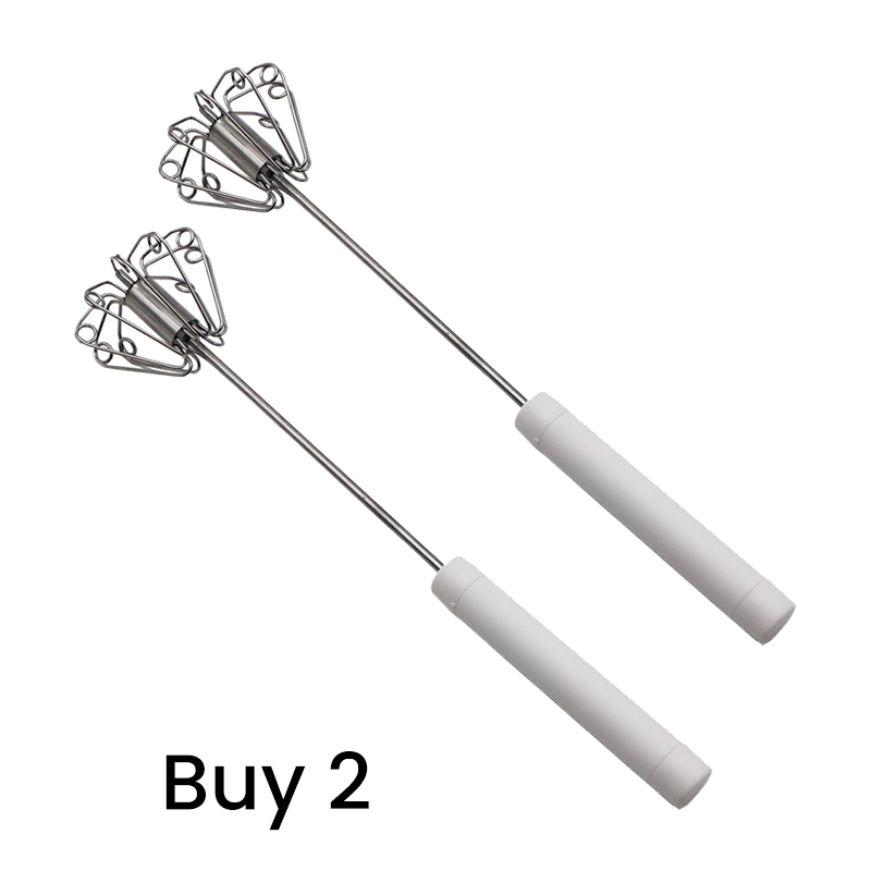 🍰⚡ Semi-automatic stainless steel hand whisk –🥄 Push-button design that creates perfect foam in minutes 🥛