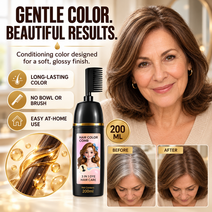 3-in-1 Hair Dye Comb HerbaColor™