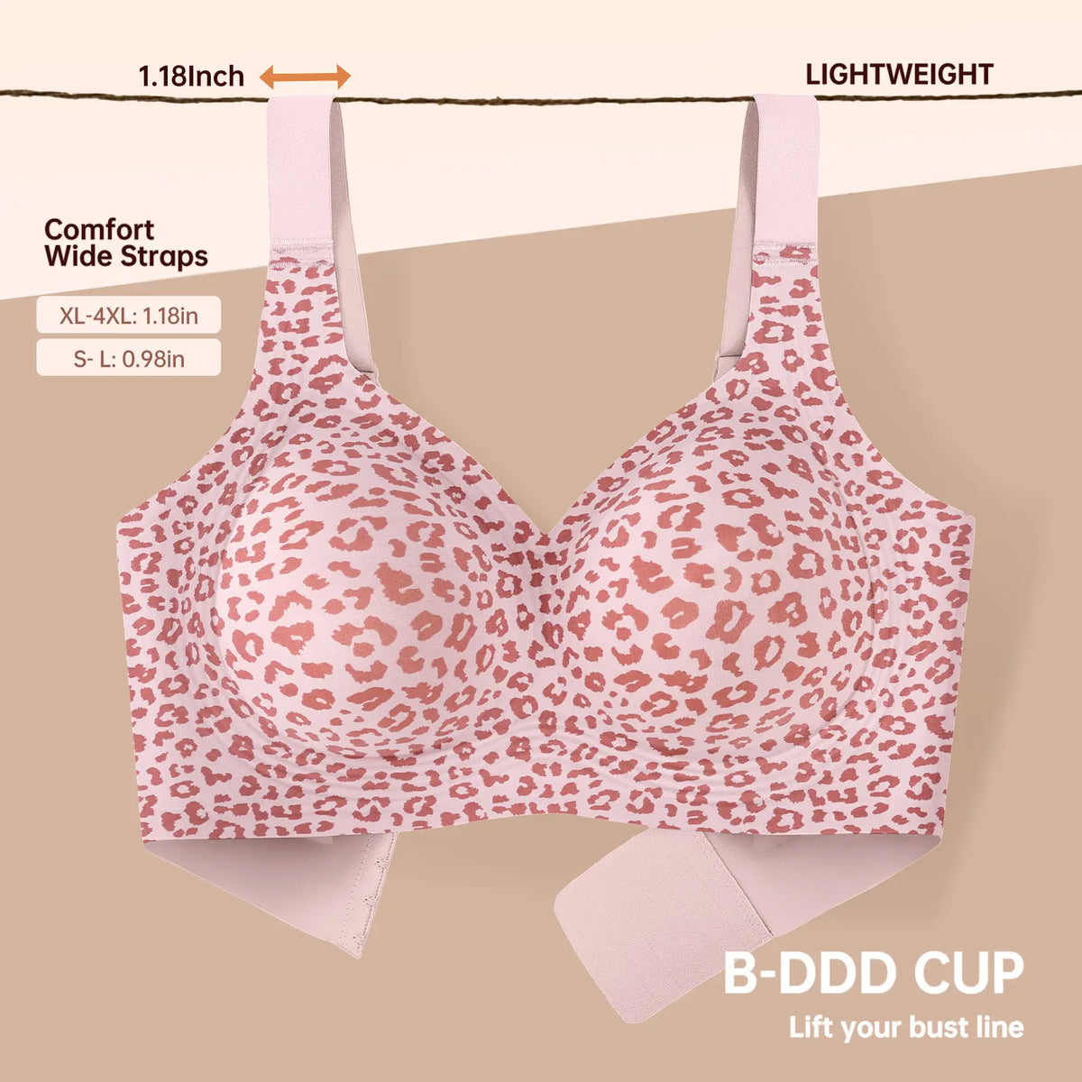 Women Jelly Bras Wirefree Full Coverage No Underwire Everyday Bras Comfortable Wireless Padded Tshirt Bra