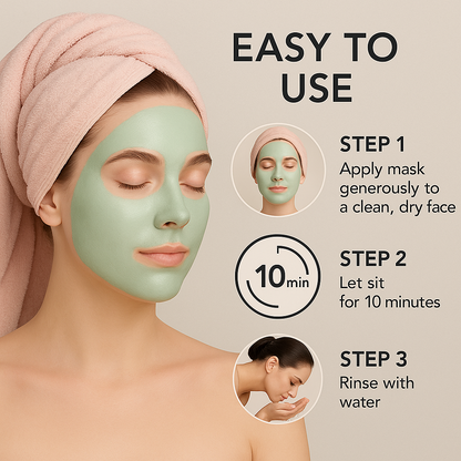 Cougex™ Green Tea Deep Cleanse Mask Stick – Pore Refining & Oil Control Clay Mask by Cougex