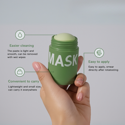 Cougex™ Green Tea Deep Cleanse Mask Stick – Pore Refining & Oil Control Clay Mask by Cougex