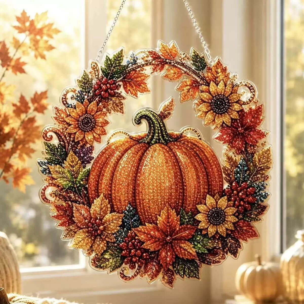 👻✨Halloween Pearl Art DIY Kit | Cute Spooky 3D Mosaic Wall Decor, Stress Relief Craft Gift for All Ages