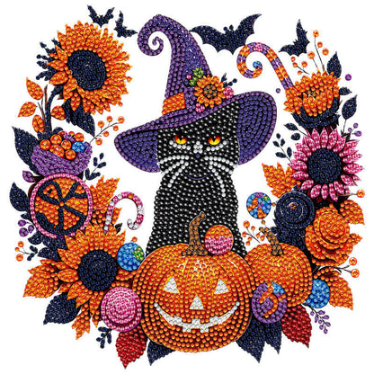 👻✨Halloween Pearl Art DIY Kit | Cute Spooky 3D Mosaic Wall Decor, Stress Relief Craft Gift for All Ages