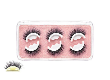 WATERPROOF ！SELF-ADHESIVE EYELASHES