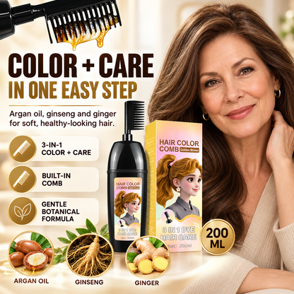 3-in-1 Hair Dye Comb HerbaColor™