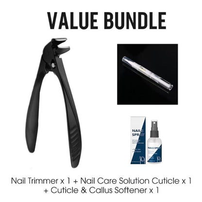 ⏳Time-Limited Special⏰Stainless Steel Nail Clippers With Splash Guard – Large opening for ingrown nails & foot care ✂️👣