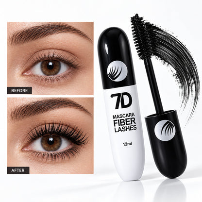7D Silk Fiber Black Lengthening Mascara - Adult Beauty Makeup