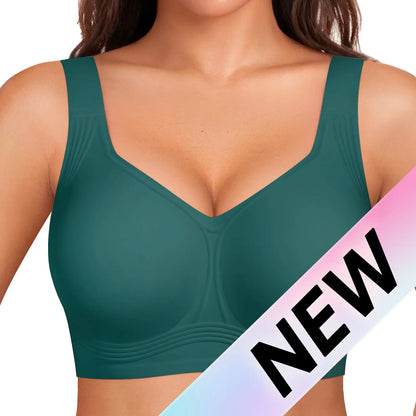 Women Jelly Bras Wirefree Full Coverage No Underwire Everyday Bras Comfortable Wireless Padded Tshirt Bra