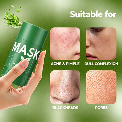 Cougex™ Green Tea Deep Cleanse Mask Stick – Pore Refining & Oil Control Clay Mask by Cougex
