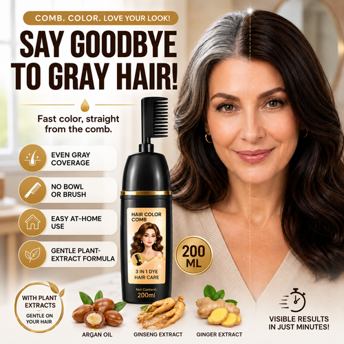 3-in-1 Hair Dye Comb HerbaColor™