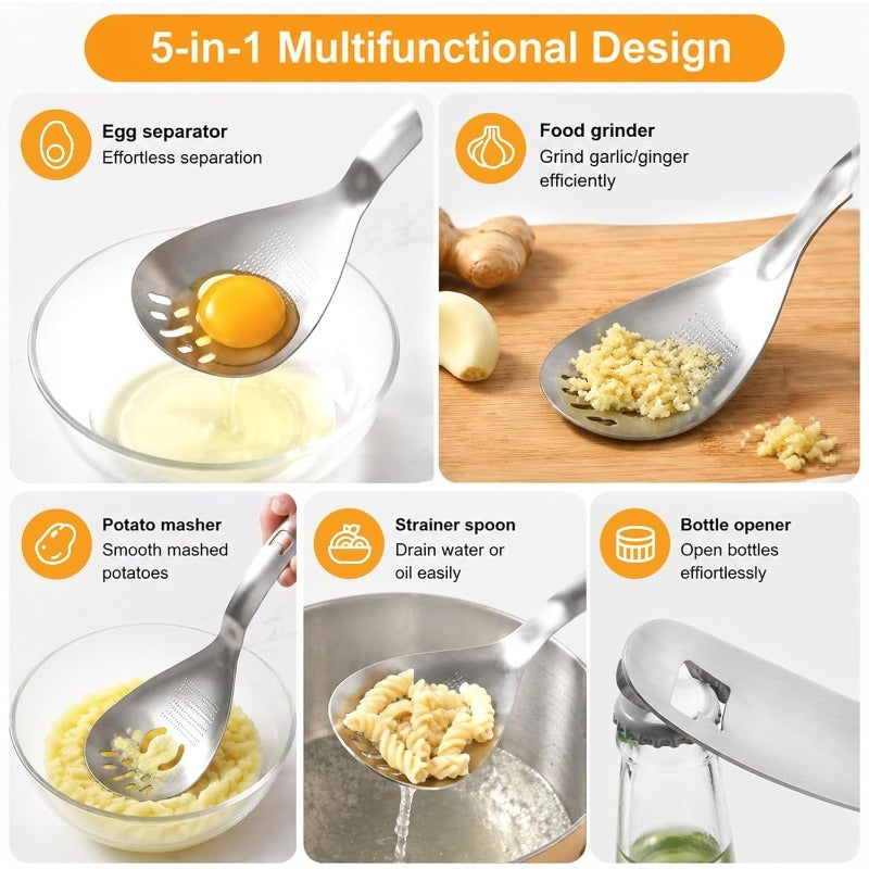 🥔5-in-1 Space-Saving Cooking Spoon