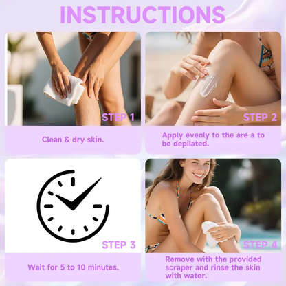 💜Gentle & Pain-Free Hair Removal Cream for Sensitive Skin