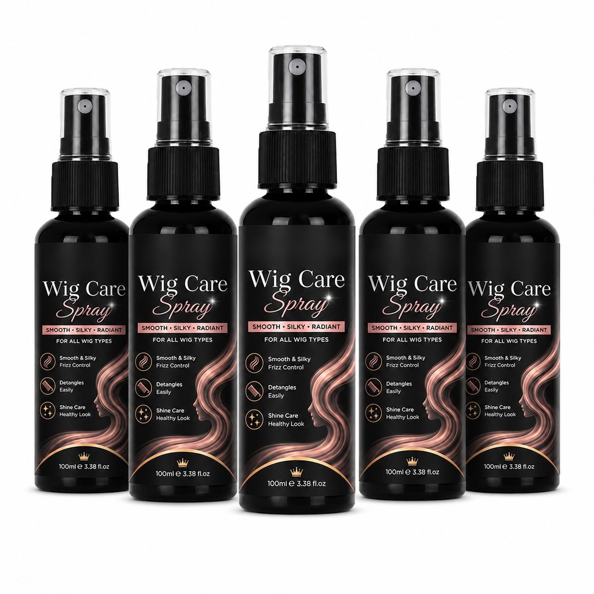 💇 Lightweight Wig Spray for Softness, Shine & Easy Styling