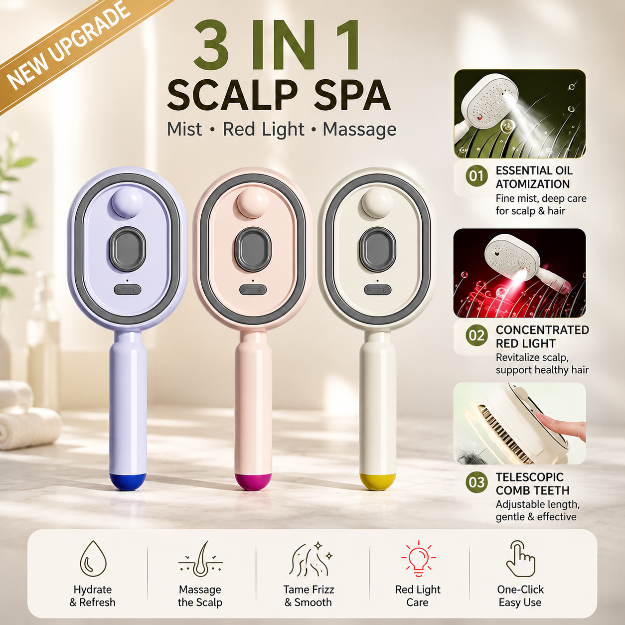 🔥Day Sale 50% OFF🔥 3-in-1 SilkGlide Styler