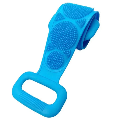 🛁 Double-Sided Silicone Back Scrubber – Long Exfoliating Bath Brush