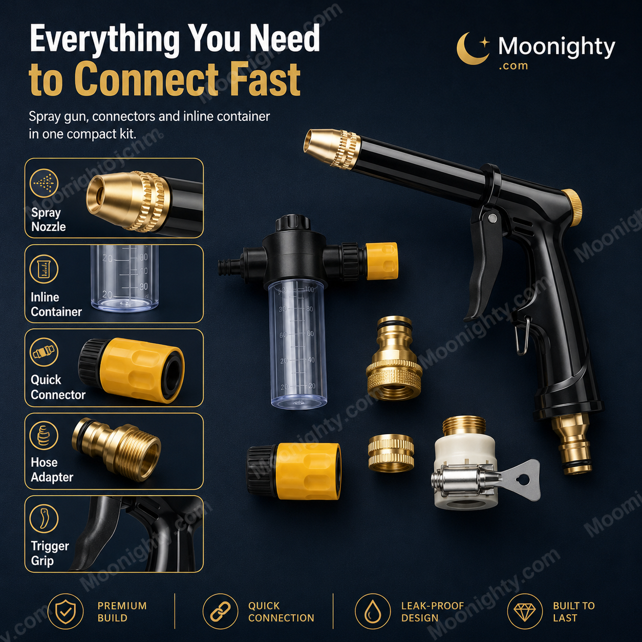💪LAST DAY BUY 2 GET 1 FREE!!🏆High-Pressure Washer Spray Nozzle Set