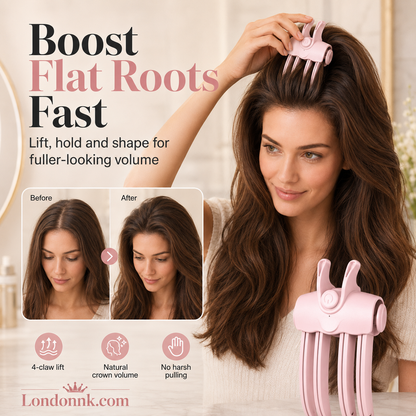 🔥 50% OFF | Cordless Heated Hair Root Volumizing Clip – Instant Root Lift & Volume