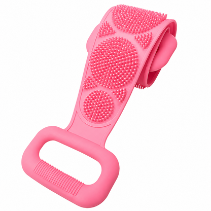 🛁 Double-Sided Silicone Back Scrubber – Long Exfoliating Bath Brush