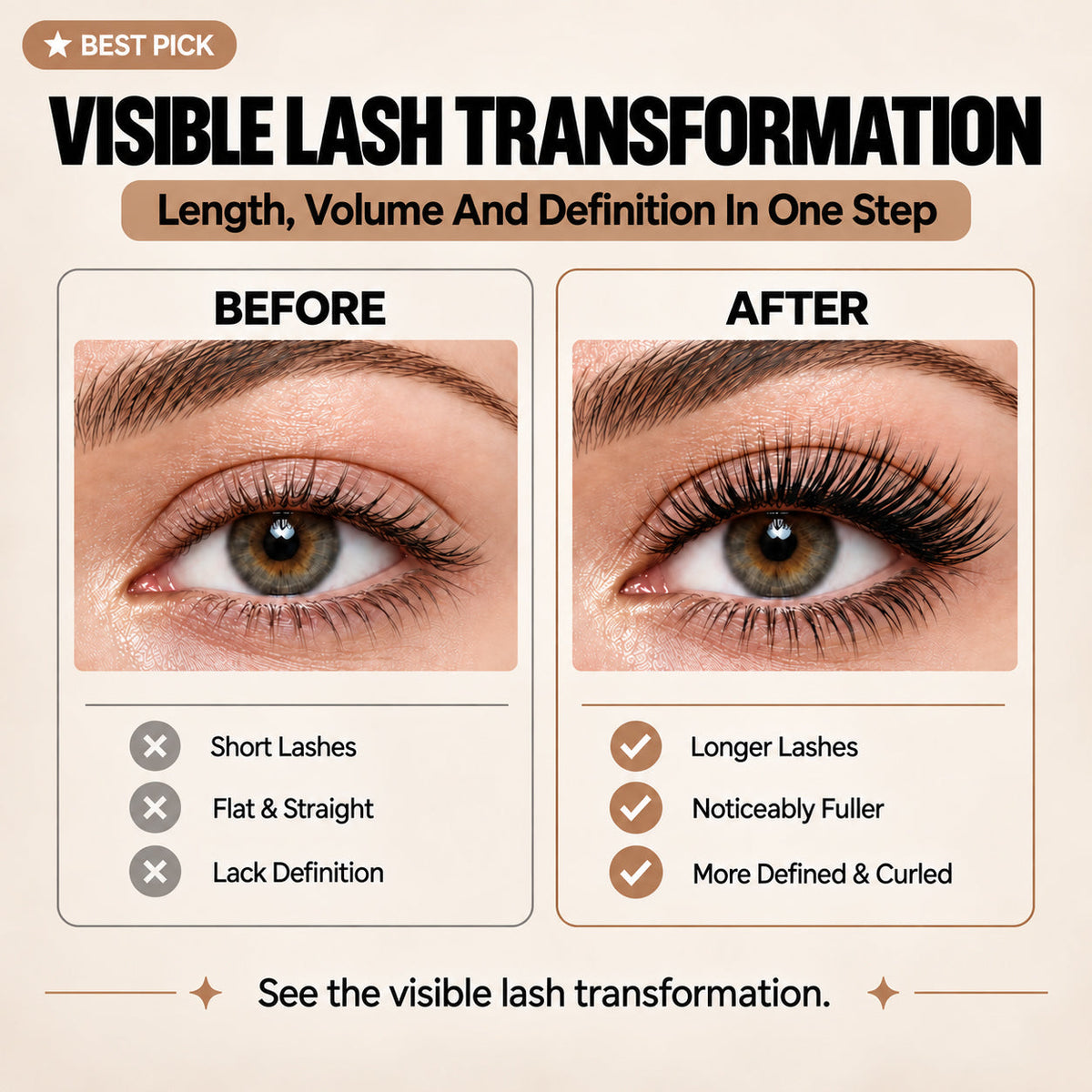 7D Silk Fiber Black Lengthening Mascara - Adult Beauty Makeup