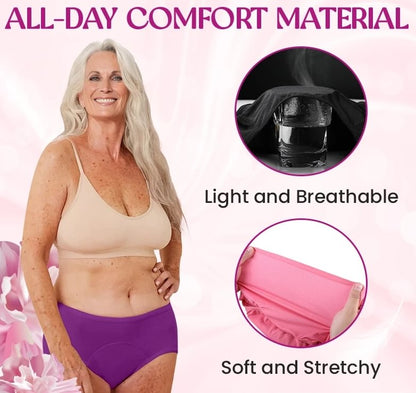 🌸Last Day-Complete Color Set & Each ONLY $5.33!!🎉2026 Best Seller High Waist Leak Proof Panties✨Butter-Soft & Stretchy🍃