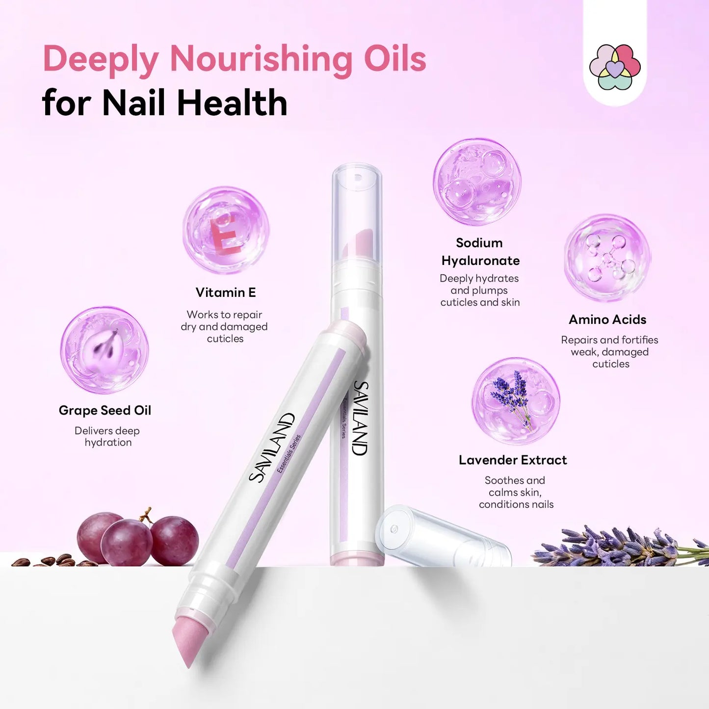 2-in-1 Cuticle Care Pen – 45° Ceramic Tip + Hydrating Oil for All Nail Types
