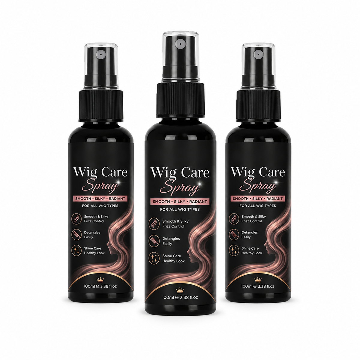 💇 Lightweight Wig Spray for Softness, Shine & Easy Styling