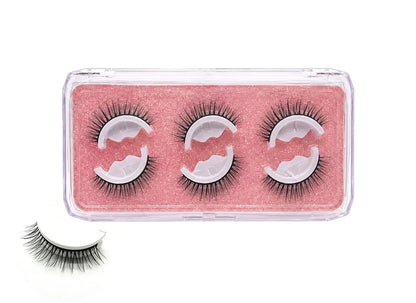 WATERPROOF ！SELF-ADHESIVE EYELASHES