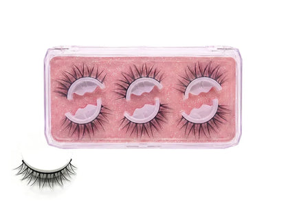 WATERPROOF ！SELF-ADHESIVE EYELASHES