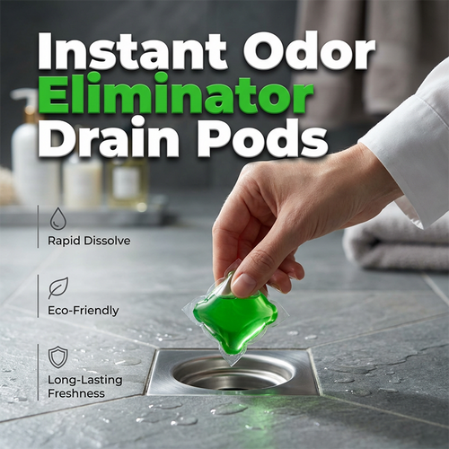 ✨Drain Freshening Capsules – Bio-Enzyme Formula Neutralizes Unpleasant Odors at the Source. Instant Fresh Scent, No Harsh Chemicals.