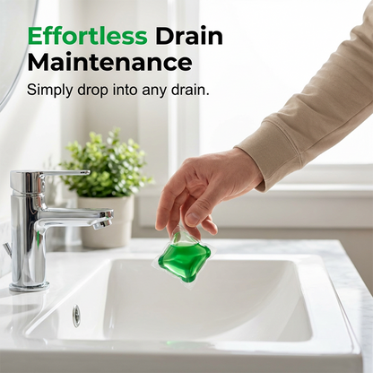 ✨Drain Freshening Capsules – Bio-Enzyme Formula Neutralizes Unpleasant Odors at the Source. Instant Fresh Scent, No Harsh Chemicals.
