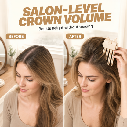 🔥 50% OFF | Cordless Heated Hair Root Volumizing Clip – Portable Styling Tool for Fine and Soft Hair