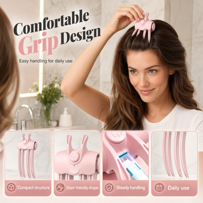 🔥 50% OFF | Cordless Heated Hair Root Volumizing Clip – Instant Root Lift & Volume
