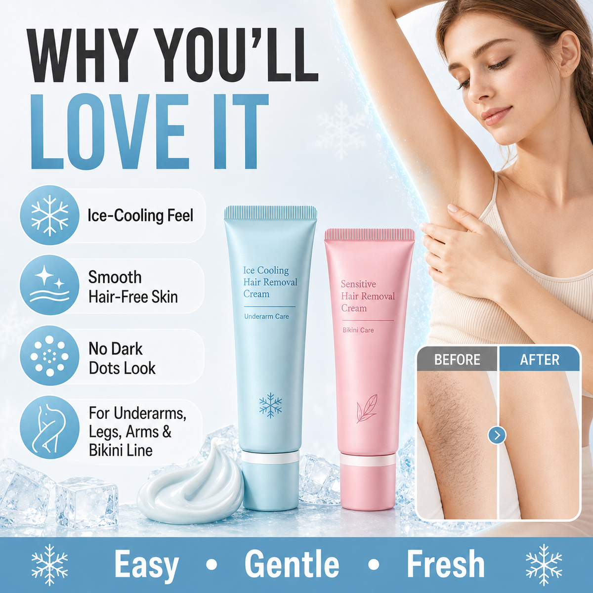 🌸✨Gentle Hair Removal Cream🧴