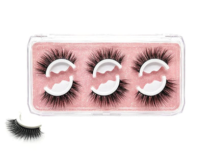 WATERPROOF ！SELF-ADHESIVE EYELASHES